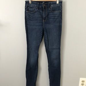 Dark blue skinny jeans